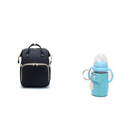 USB Backpack Charging Portable Changing Baby Bed