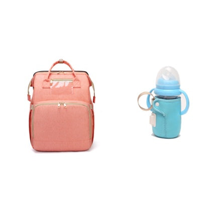 USB Backpack Charging Portable Changing Baby Bed