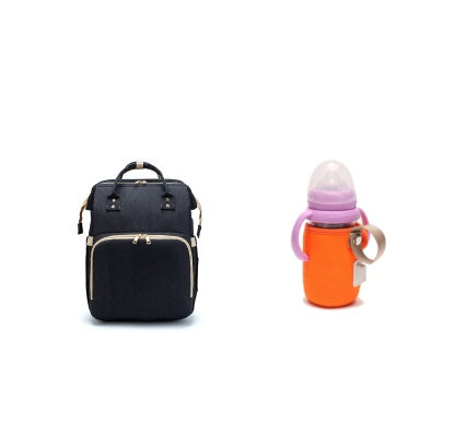 USB Backpack Charging Portable Changing Baby Bed