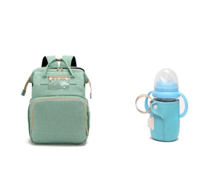 USB Backpack Charging Portable Changing Baby Bed