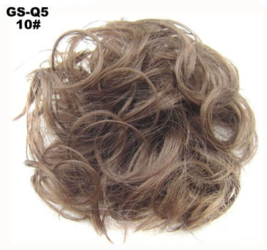 New Trendy Design Women Wavy Curly Messy Hair Bun Synthetic