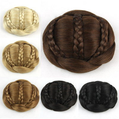 Braid hair bag braided bun