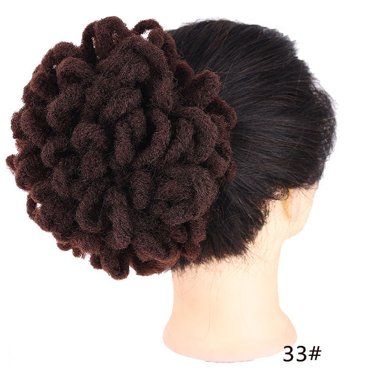 African Wig Bun Hair Bag Drawstring Dreadlocks Afro Hair Bag